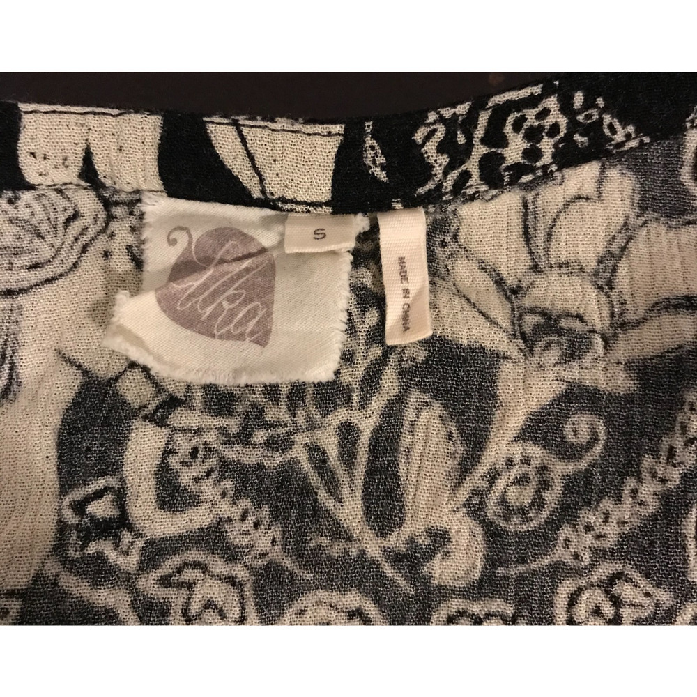 Anthro Lilka Elephant Print Jumpsuit S Jaipur Button Front Boho - Picture 10 of 12